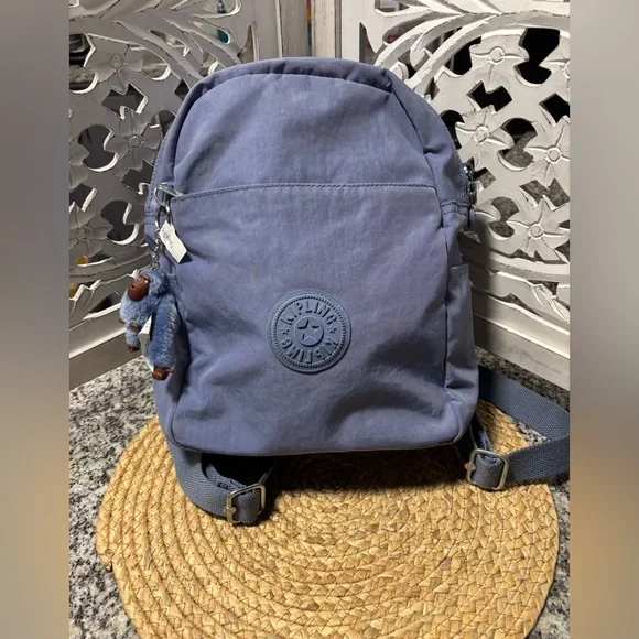 Kipling Dusty Blue Backpack - Picture 2 of 13